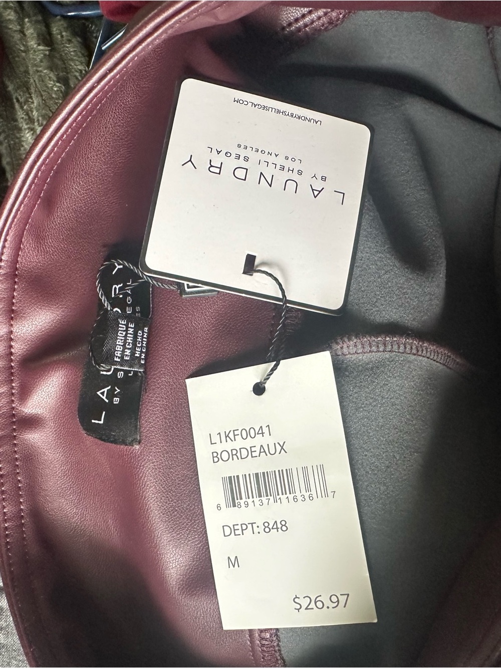 Laundry By Shelli Segal Bordeaux Shoulder Bag - Deep Burgundy